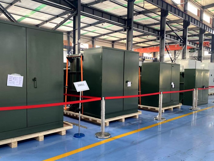 Three Phase Dead front loop feed pad mount transformner Three Phase Dead front loop feed pad mount transformner